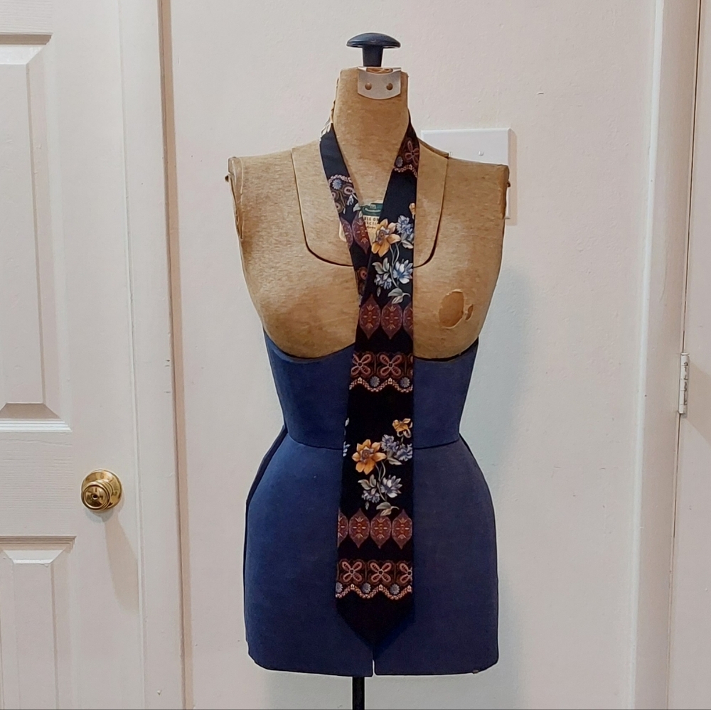 Bill Blass Multicolor Patterned Tie - image 3